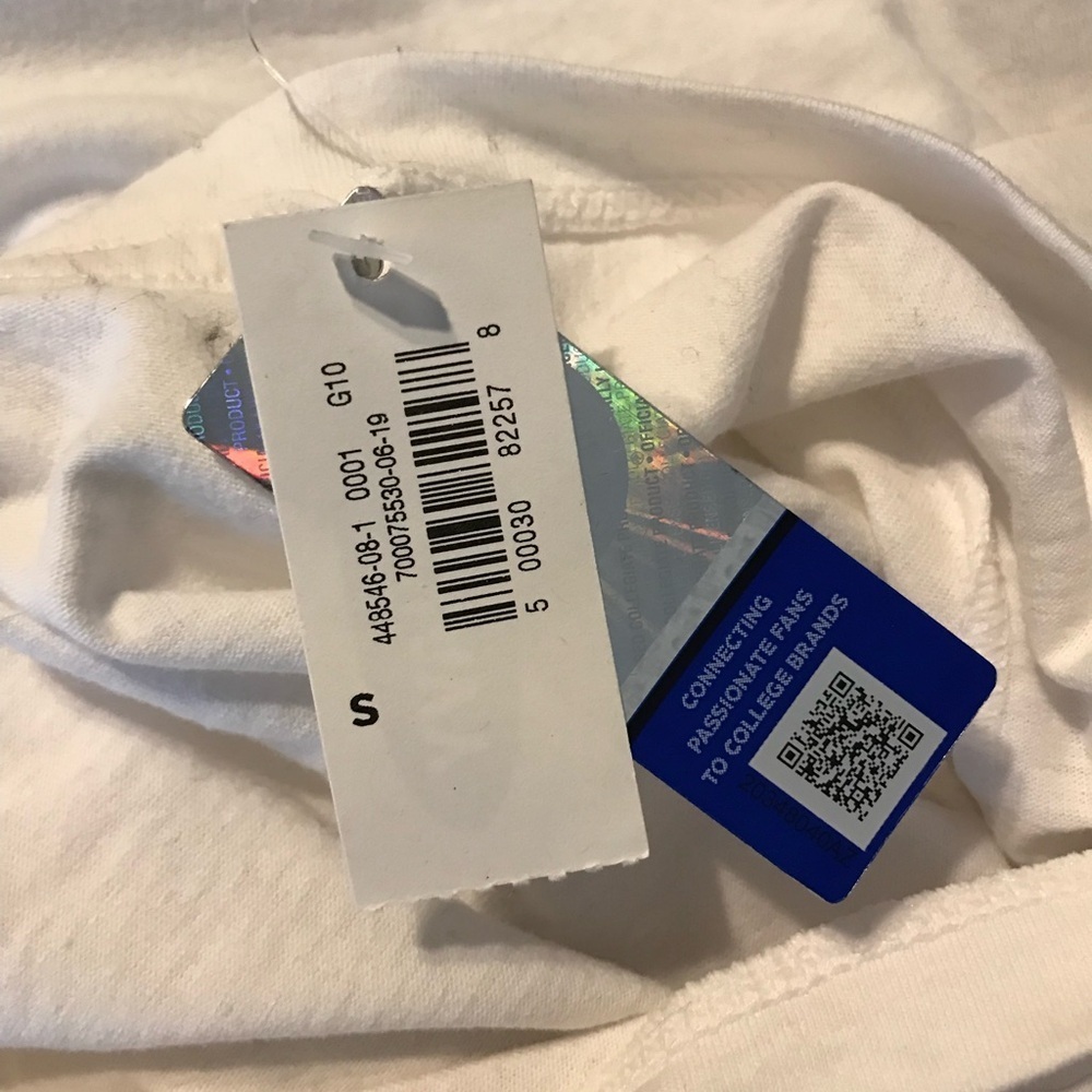 University Of Florida National Collegian 100% Cotton White Shirt Top Blouse New - Picture 7 of 8